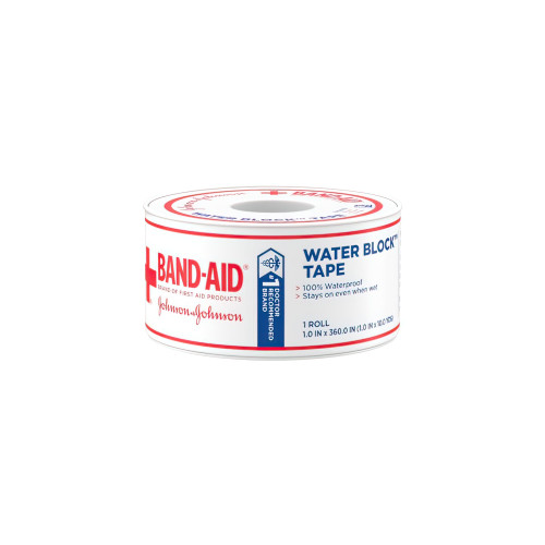 Band-Aid Water Block Tape 1 Inch x 10 yds