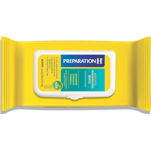 Preparation H Medicated Wipes - 48 ct