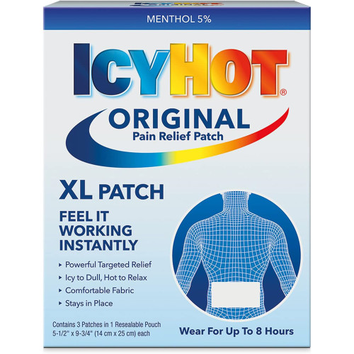 Icy Hot Medicated Patches Extra Large Back - 3 ct