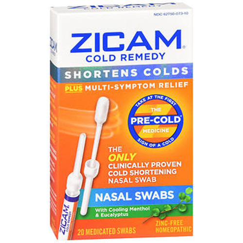 Zicam Cold Remedy Nasal Swabs - 20 ct
