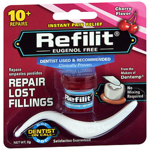 D.O.C. Refil-it Filling Repair Material Cherry Flavor - 2 GM D.O.C. Refil-it Filling Repair Material Cherry Flavor - 2 GM