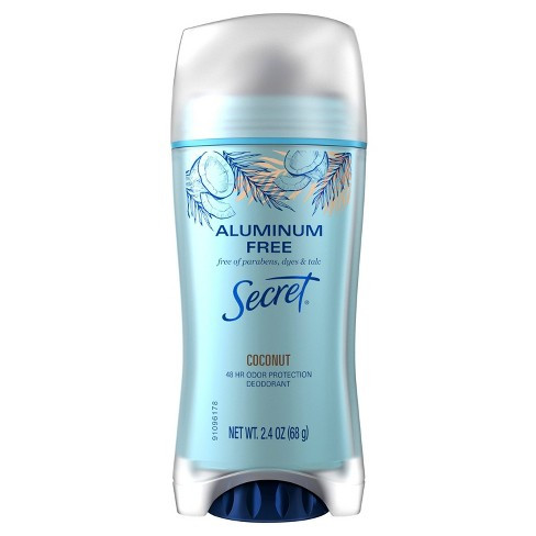 Secret Deodorant Aluminum Free Scent Coconut - 2.4 oz