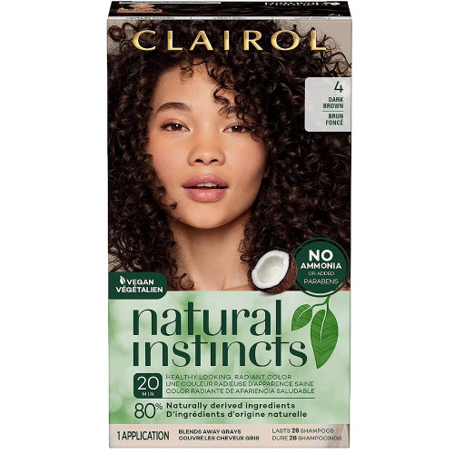Natural Instincts Non-Permanent Haircolor 4 Dark Brown