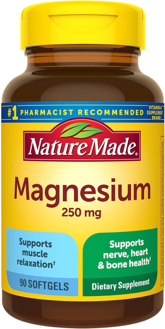 Nature Made Magnesium 250 mg Softgels - 90 ct