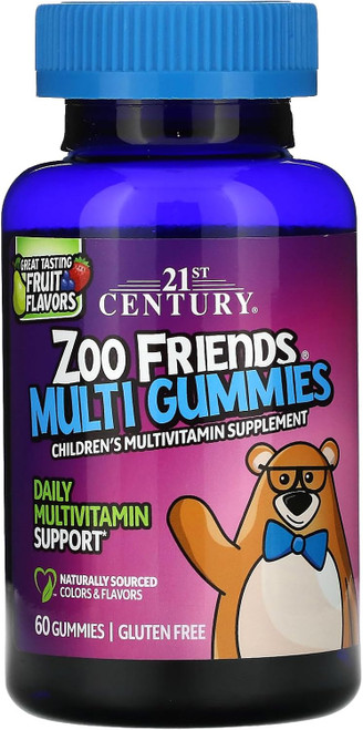 21st Century Zoo Friends Children's Multivitamin Gummies - 60 ct