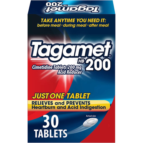 Tagamet HB 200, Cimetidine Tablets - 30 Tablets