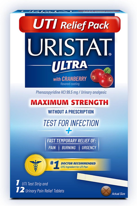 Uristat Ultra UTI Relief Pack 1 Strip + 12 Tablets