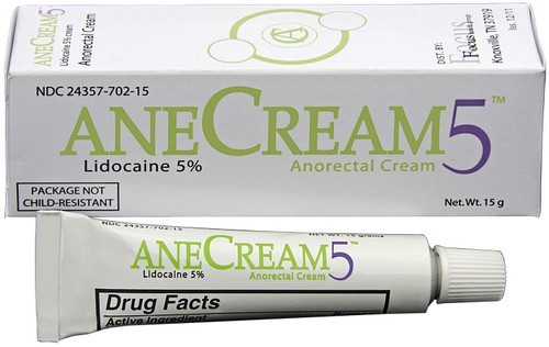 AneCream5 – Topical Pain Relief with Lidocaine, 5%, 15 Grams