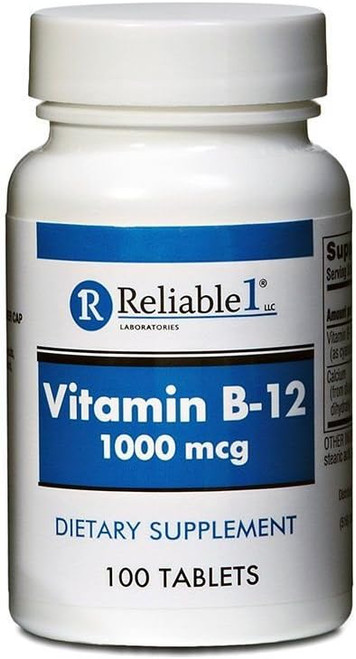 Reliable 1 Vitamin B-12 1000 mcg 100 Tablets