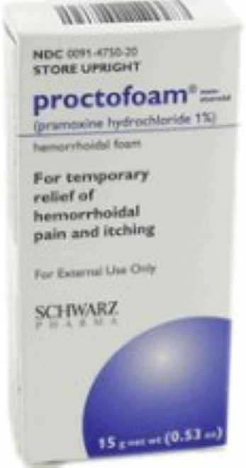 Proctofoam NS Hemorrhoidal Foam 1% 15 gm
