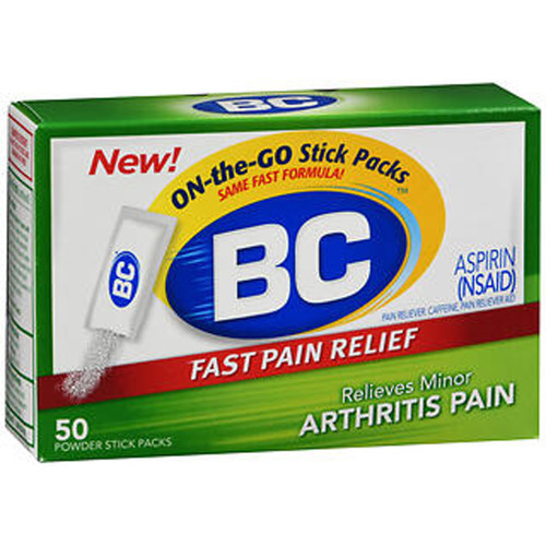 BC Arthritis Pain Powder Stick Packs - 50 ct