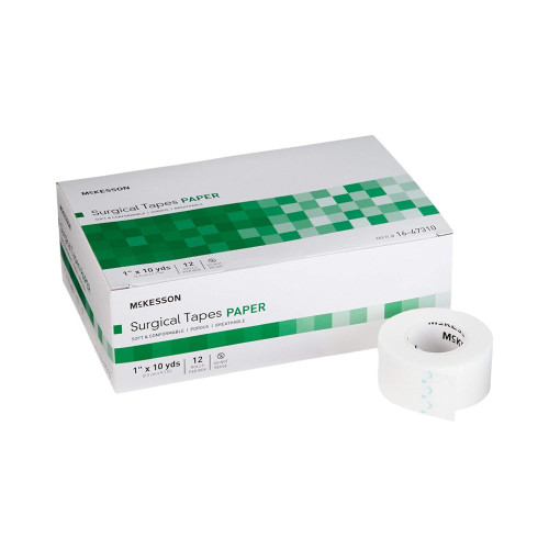 McKesson Paper Tape 1"x 10 yards  - 12 rolls