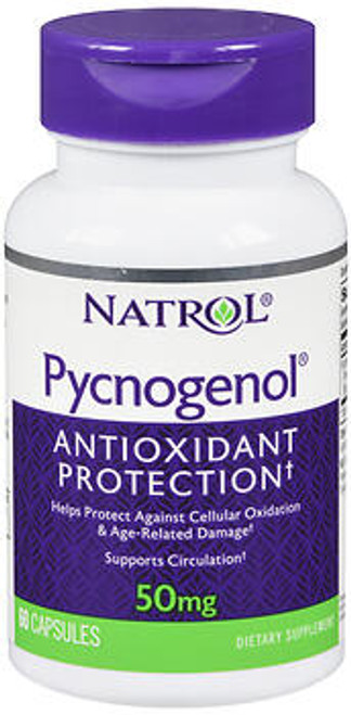 Natrol Pycnogenol 50 mg Capsules - 60 ct