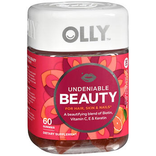 Olly Undeniable Beauty Gummies Grapefruit Glam - 60 ct