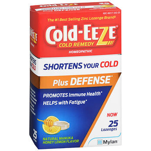 COLD-EEZE Plus Defense Cold Remedy Lozenges Manuka Honey Lemon - 25 Ct. COLD-EEZE Plus Defense Cold Remedy Lozenges Manuka Honey Lemon - 25 Ct.