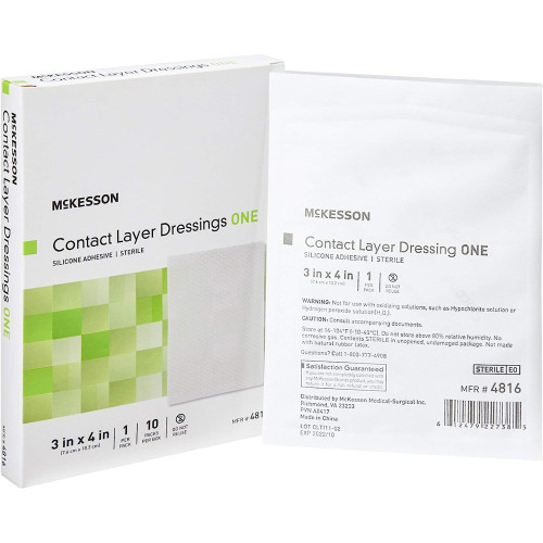 McKesson Contact Layer Dressing 3x4 inch - 10 each