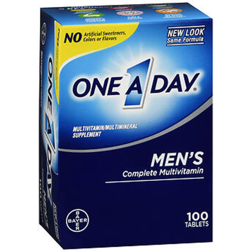 One A Day Men's Complete Multivitamin Tablets - 100 ct