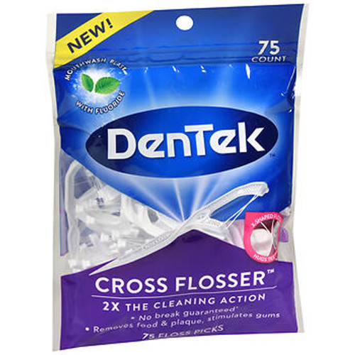 DenTek Cross Flossers - 75 ct