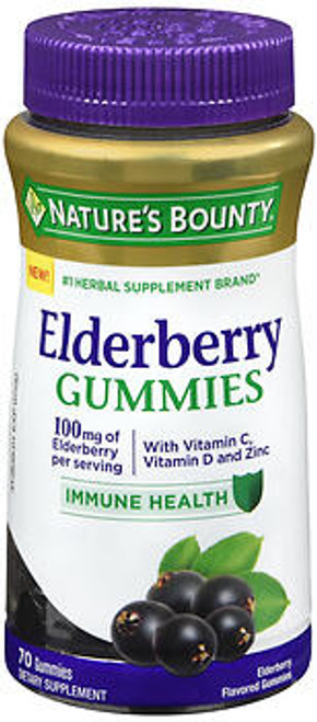 Nature's Bounty Elderberry Gummies - 70 ct