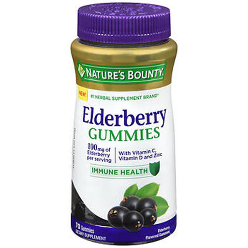 Nature's Bounty Elderberry Gummies - 70 ct