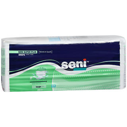Seni Super Plus Briefs Large Severe Absorbency - 3 pks of 25