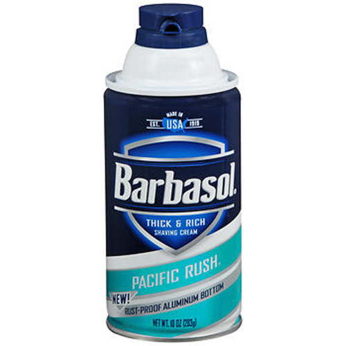 Barbasol Thick & Rich Shaving Cream Pacific Rush - 7 oz