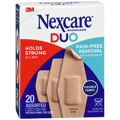 Nexcare Duo Bandages Assorted - 20 ct
