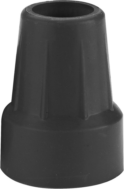 Drive Crutch Tips Black 7/8 inch.