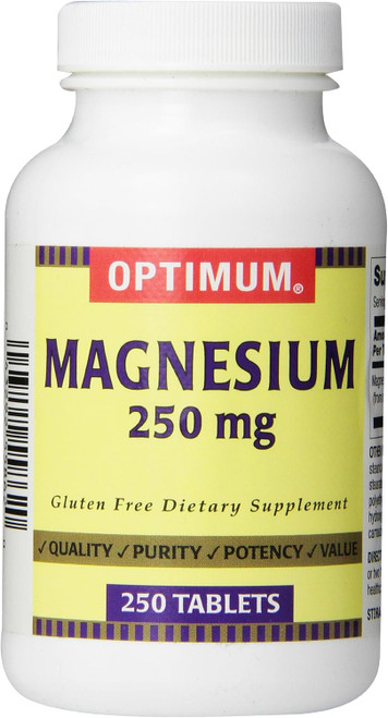 Optimum Magnesium Tablets, 250 Mg - 250 ct