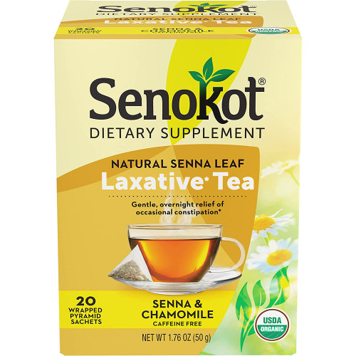 Senokot Natural Senna Leaf Laxative Tea Wrapped Pyramid Sachets - 20 ct Senokot Natural Senna Leaf Laxative Tea Wrapped Pyramid Sachets - 20 ct