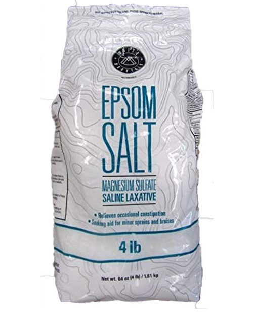 White Mountain Epsom Salt 4 LB Resealable Bag