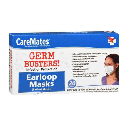 CareMates Patient Masks - 20 ct