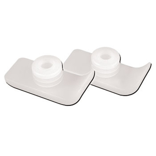 Drive Medical White Walker Ski Glides, 1 Pair White Universal
