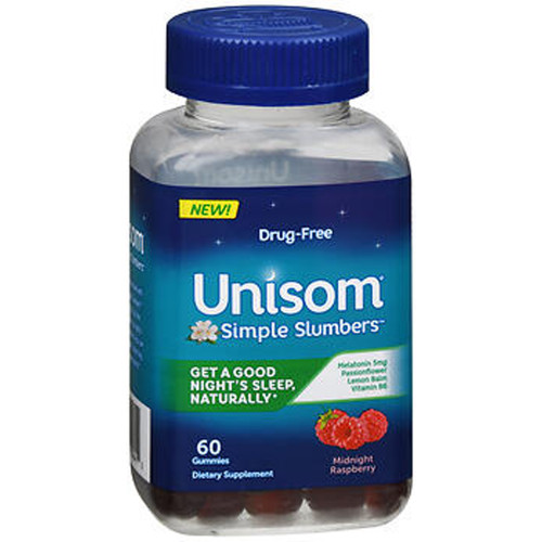 Unisom Simple Slumber Gummies Midnight Raspberry - 60 ct Unisom Simple Slumber Gummies Midnight Raspberry - 60 ct