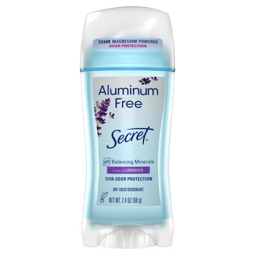 Secret Aluminum Free Deodorant Lavender - 2.4 oz