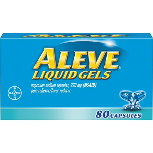 Aleve Pain and Fever Reducer Liquid Gels - 80 ct