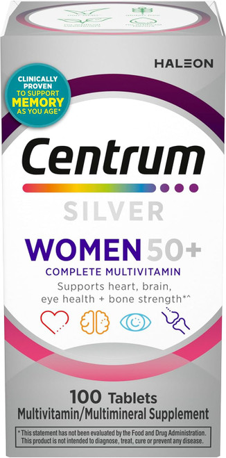 Centrum Silver Women 50+ Multivitamin/Multimineral Tablets - 100 ct