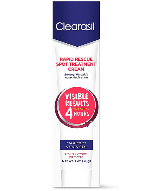 Clearasil Rapid Rescue Spot Treatment Cream Maximum Strength - 1 oz