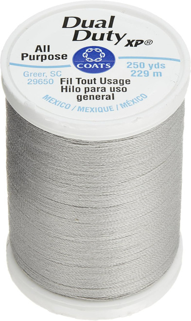 Dual Duty Xp General Purpose Thread, Nugrey, 250 Yds. - 3 Pkgs