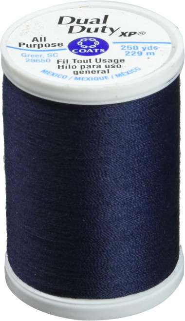 Dual Duty Xp General Purpose Thread, Navy, 250 Yds. - 3 Pkgs