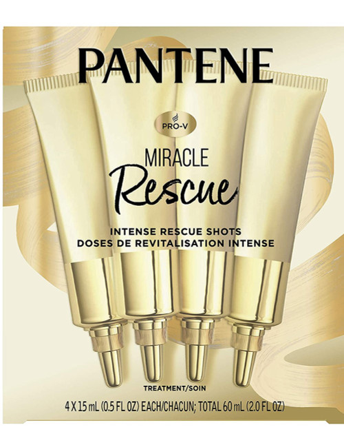 Pantene Miracle Rescue Intense Rescue Shots .5 fl oz each - 4 ct