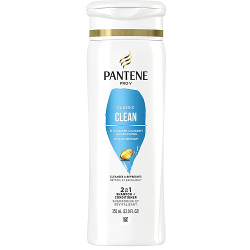 Pantene Pro-V Classic Clean 2 in 1 Shampoo & Conditioner - 12 oz