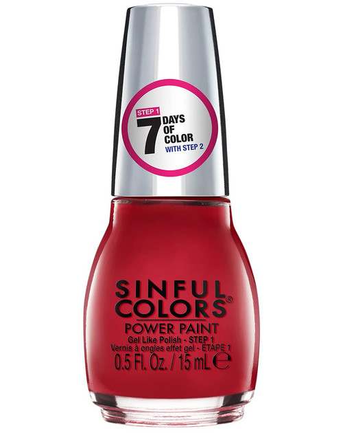 Sinful Colors Power Paint Nail Polish, Power Moves 2642, 0.5 fl oz