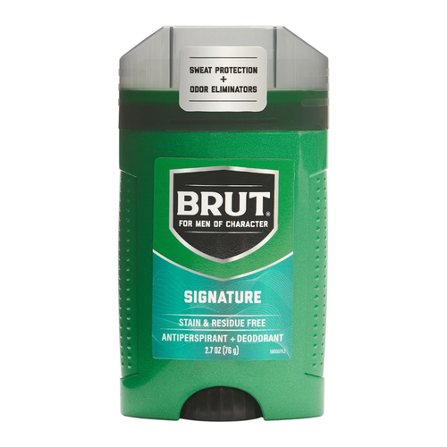 Brut Anti-Perspirant & Deodorant Solid, Signature Scent - 2.7 oz