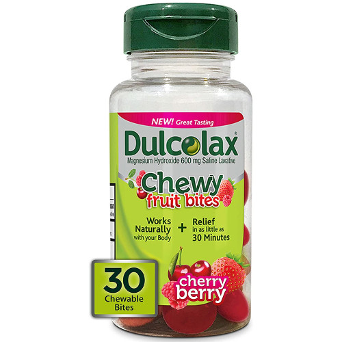 Dulcolax Chewy Fruit Bites Cherry Berry Flavor - 30 ct Dulcolax Chewy Fruit Bites Cherry Berry Flavor - 30 ct