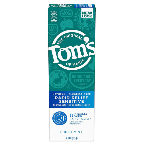 Tom's of Maine Rapid Relief Sensitive Toothpaste Fresh Mint - 4 oz Tom's of Maine Rapid Relief Sensitive Toothpaste Fresh Mint - 4 oz