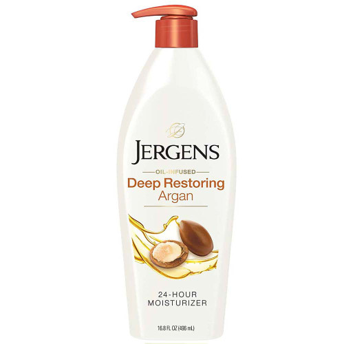 Jergens Oil-Infused Deep Restoring Argan Moisturizer - 16.8 oz Jergens Oil-Infused Deep Restoring Argan Moisturizer - 16.8 oz
