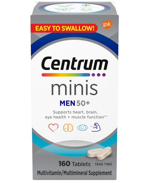 Centrum Minis Men 50+ Multivitamin Tablets - 160 ct