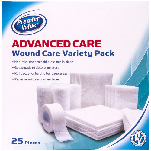 Premier Value Wound Care Variety Pack - 25 items