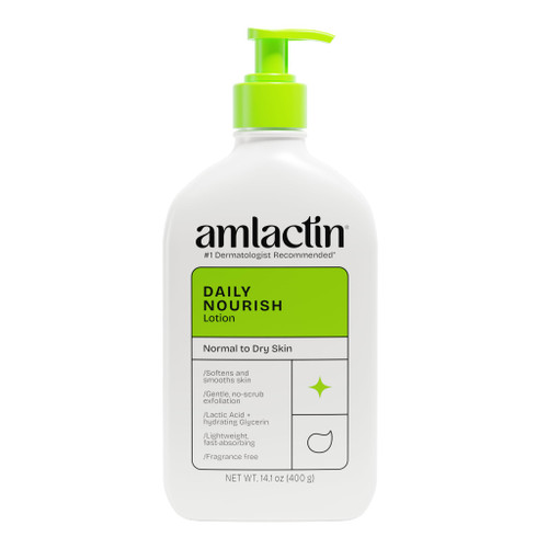 AmLactin Daily Nourish Exfoliating And Hydrating Lotion - 14.1 oz